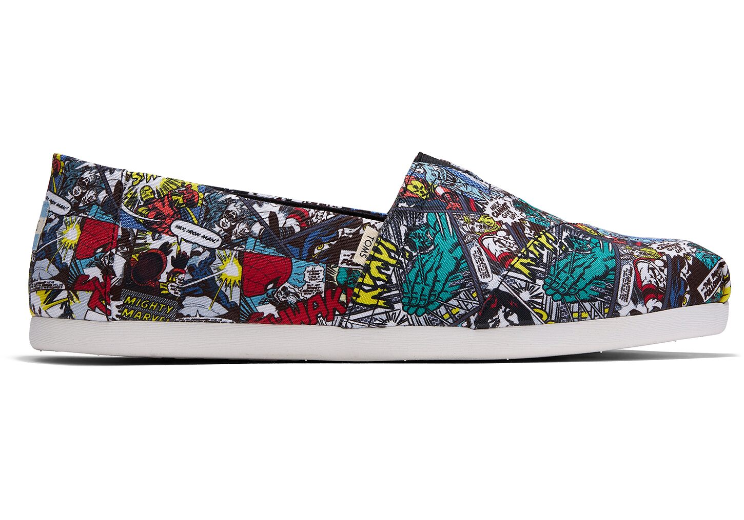 Toms Classics Marvel Comic Pop Printed - Mens Alpargata Espadrilles - Multicolor - NZ - 609853CFV